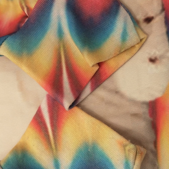 Fun Cat Top Photographic Tee Psychedelic Long Sleeve Athletic T Shirt by Iswag - Picture 9 of 10